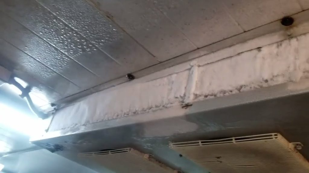 Manutenção de condensadores e evaporadores – evaporador bloqueado pelo gelo